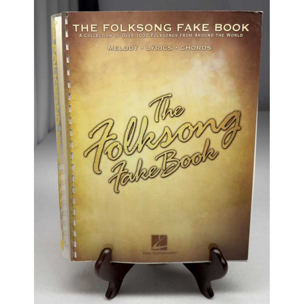 The Folksong Fake Book Hal Leonard Melody Lyrics Chords 1000+ Songs Spiral